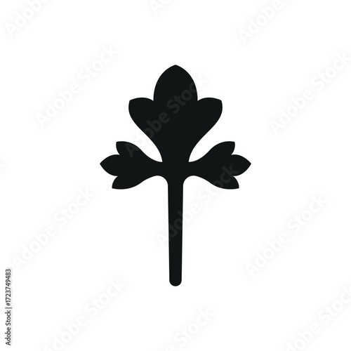 Celery icon in glyph style for food, vegetable, and nutrition projects.