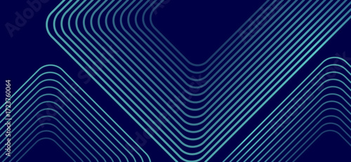 Abstract background featuring dynamic light blue lines forming geometric shapes against a dark blue backdrop, creating a modern and visually engaging linear pattern