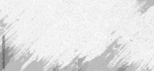 Elegant silver and white background showcases a subtle speckled texture, creating depth with diagonal brushstrokes forming abstract mountain-like shapes in the lower corners