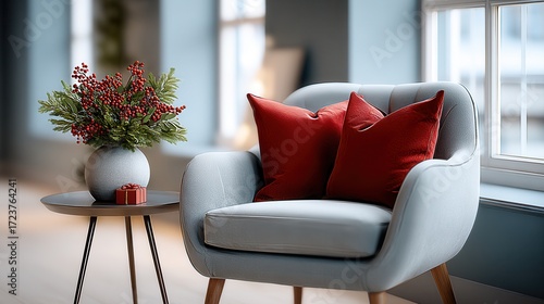 Wallpaper Mural Festive Cheer in a Modern Co-Working Space in Morning Torontodigital.ca