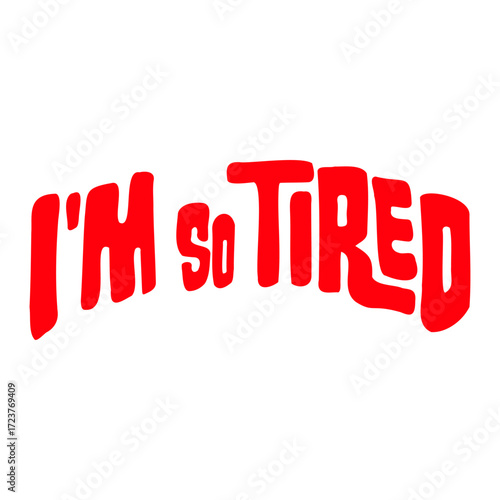 I'm So Tired Exhausted Office Worker Sleepy Quote Saying Funny Meme