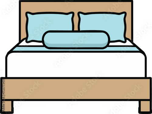 bedroom pillows and bolsters