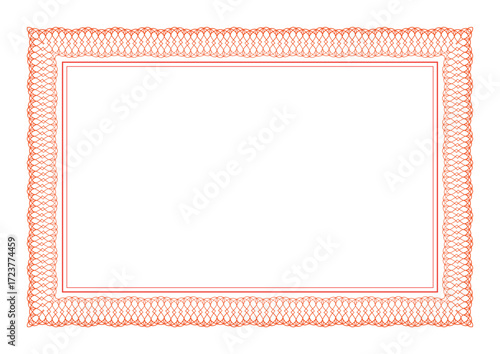 Modern and Unique Certificate Border Design