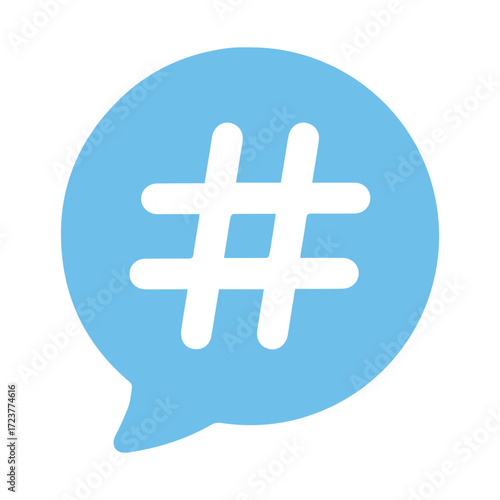 Social Media Hashtag Icon