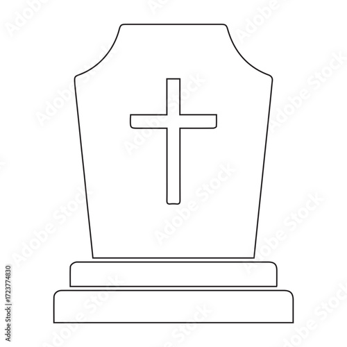 Tombstone Cross Symbol