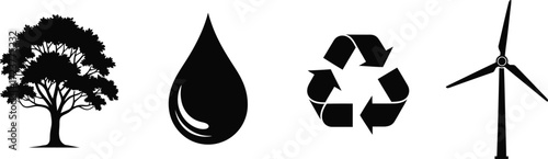 Environmental and Renewable Energy Icons