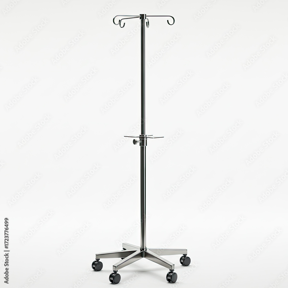 Fototapeta premium iv stand on white background