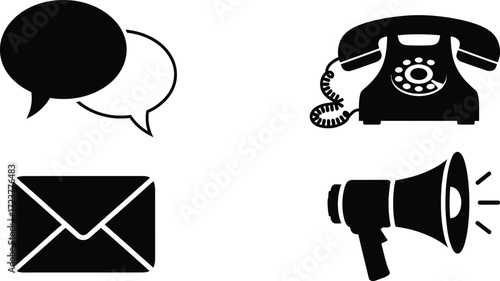 Communication and Contact Icons