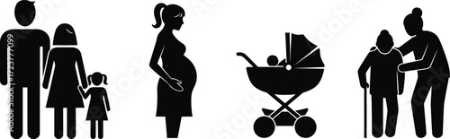 Stages of Life and Family Icons