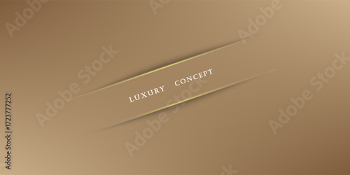 Vector abstract golden luxury backgrounds with light effected geometric graphic elements, cuts, stripes, lines, rounds for poster, flyer, digital board and concept design.