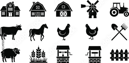 Farm and Agriculture Icons