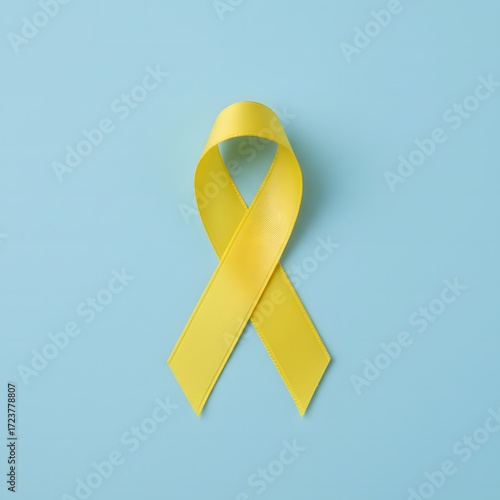 Symbol of Hope Yellow Ribbon Awareness Cancer Support Charity Event Fundraising