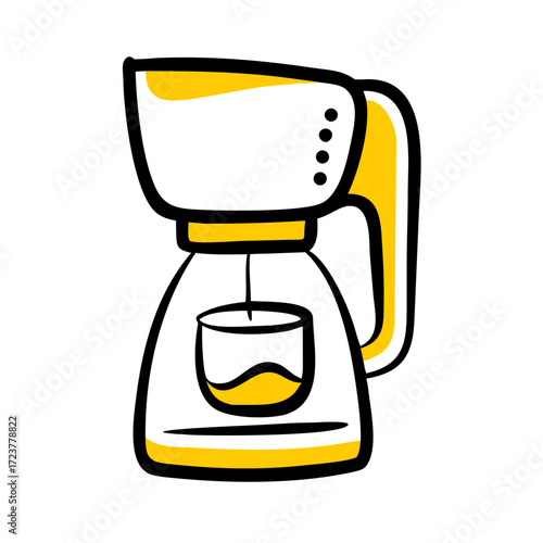 Coffee Maker Brewing Machine Icon For Web And Graphic Design