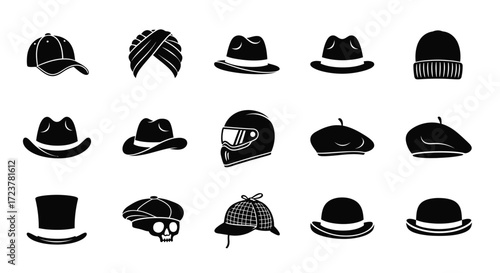 Headwear Silhouettes Collection