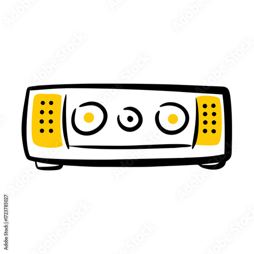 Home Stereo Speaker Unit Icon For Web And Graphic Design