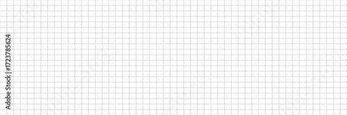 Planer page with dotted grid. Seamless checkered paper texture. Retro bullet journal notebook background. Simple square graph pattern. School math sheet wallpaper. Vector repeating workbook paper