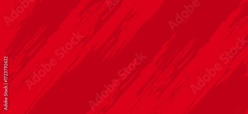 Vibrant red background features dynamic brushstroke textures, creating a visually striking and textured surface ideal for adding depth and energy to various design projects