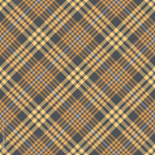 Seamless  brown color check pattern. Repeating patern plaid. Checkered design for prints. Repeated tartan fabric.Vector scottish fabriс. Ekose texture. Madras flannel. Checker line.Stripe gingham