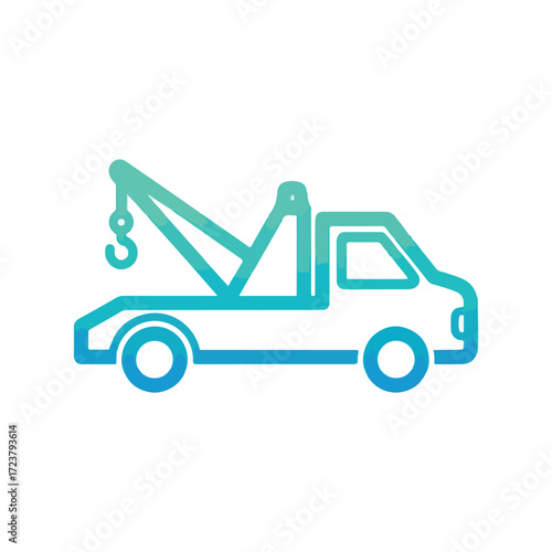 Roadside Assistance and Vehicle Recovery Vector Illustration