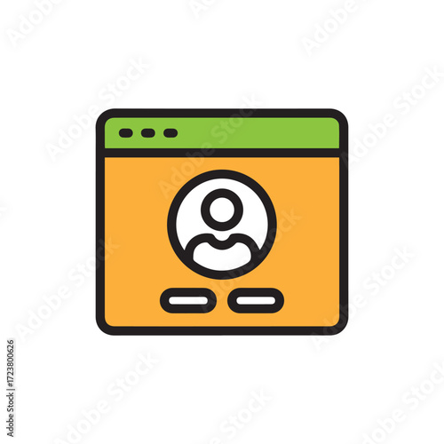 Wallpaper Mural User Profile Login Screen Icon Torontodigital.ca