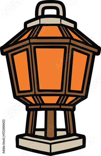 Traditional Japanese Culture, Hinamatsuri. Bonbori, Lantern.