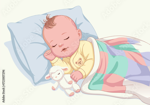 Sweet Dreams A Baby Sleeping Soundly