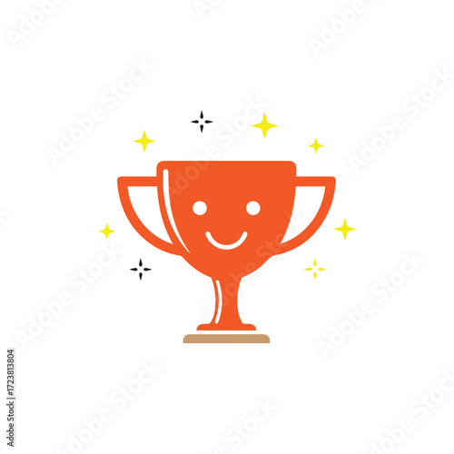 gold cup with a gold medal