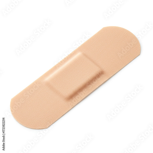 adhesive bandage on white background