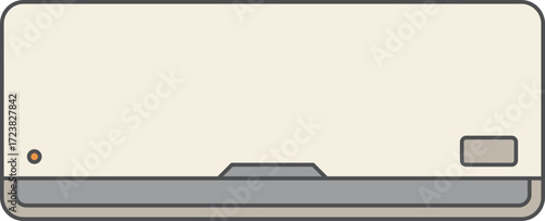 vector illustration of an air conditioner for indoor