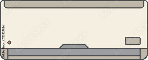 vector illustration of an air conditioner