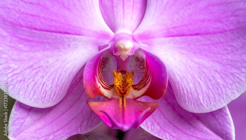 Wallpaper Mural Close-up of a vibrant pink orchid Torontodigital.ca