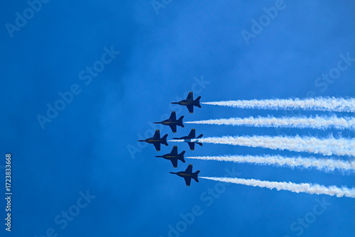 airplane in formation
