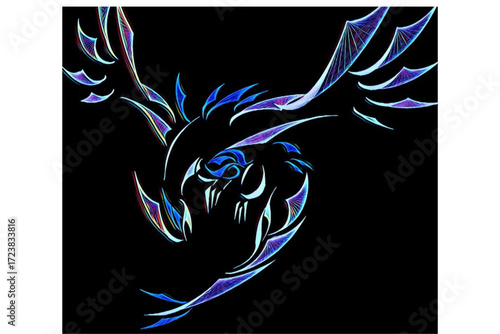 abstract blue background