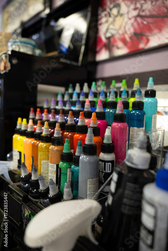 tattoo artist ink station organized