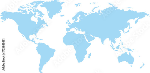 Minimalist World Map Icon