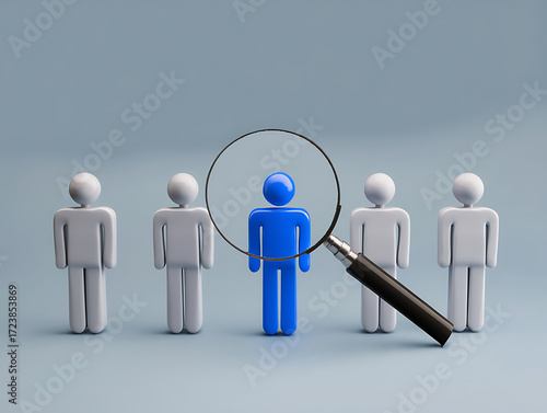 A diverse team of 3D men stands together in a circular group, with one leader holding a red heart, symbolizing community and shared success	