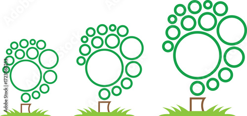 Minimalist Flower Tree Line Vector Silhouettes Collection for Nature Logos, Botanical Illustrations, Eco-Friendly Designs, and Creative Garden Projects