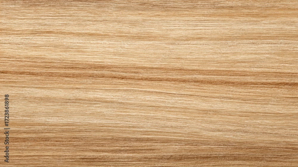 Fototapeta premium Minimal oak wood surface with smooth polished texture, warm beige tones, and subtle grain for clean background use