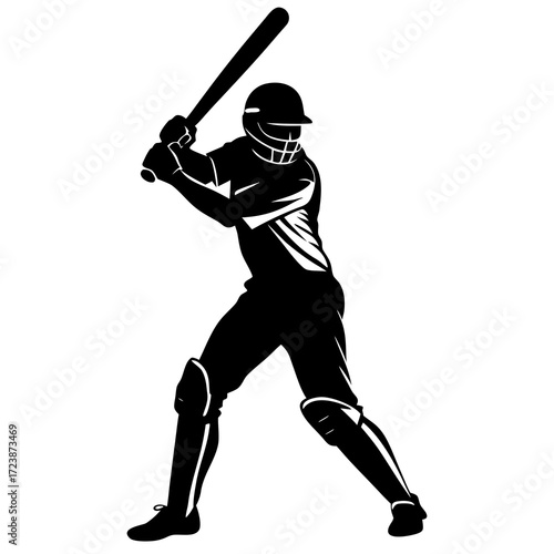 baseball player hitting ball