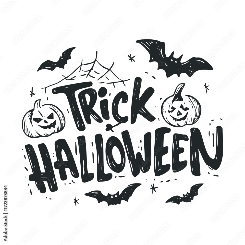 Obraz premium Hand-drawn text reading 