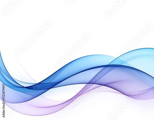 Abstract blue and purple wavy background