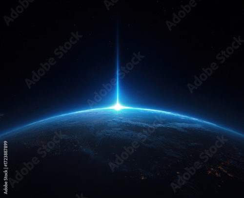 Sunrise over Earth from space (1)