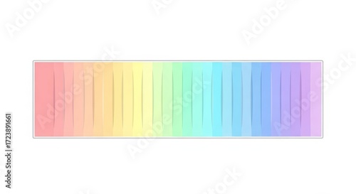 Wallpaper Mural Vibrant spectrum of pastel colored bars creating a soft, abstract gradient background Torontodigital.ca