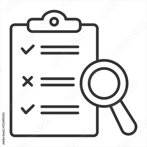 Inspection Outline Icon