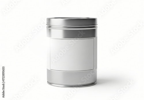 Wallpaper Mural Metal Tin Can isolated on white  Torontodigital.ca