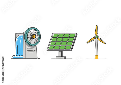 Green Energy Technology Sustainable Power Generation, Hydro, Solar, and Wind for the Future