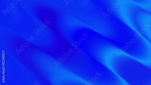 A vibrant blue abstract background with smooth, flowing, and wavy patterns video