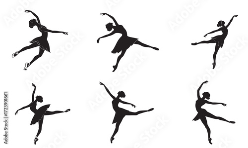 Elegant Ballerina Dance Silhouette