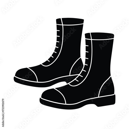 Zoo Keeper element isolated boots cover on white background