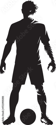Soccer Player Shadow Monster Transformation Football Game Power